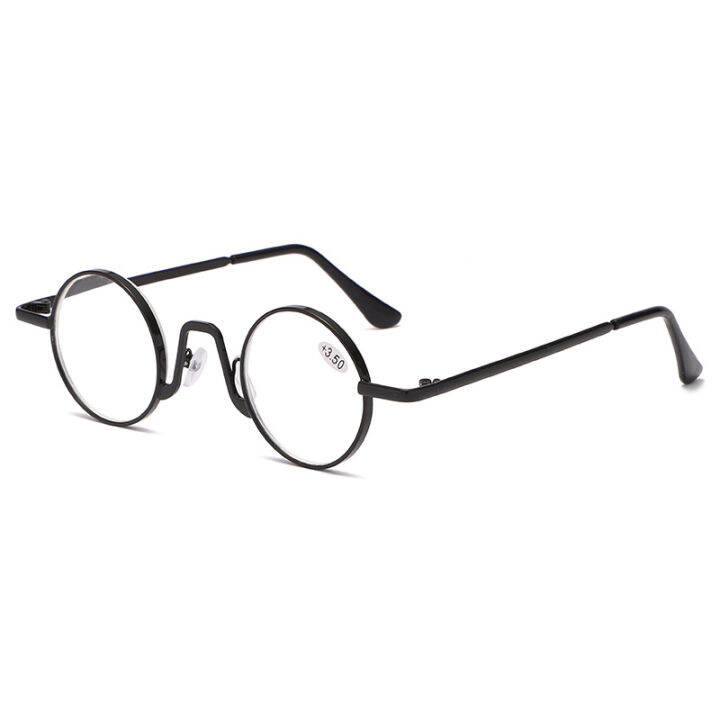 free-box-cloth-mens-business-retro-round-metal-full-frame-reading-glasses-anti-blue-light-reading-glasses-hd-anti-fatigue-hyperopia-glasses-for-men-100-150-200-250-300-350-400