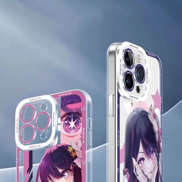 เคสมือถือสำหรับ-xiaomi-x5-poco-x4-x3-pro-x3-gt-x4-nfc-m3-lite-11-lite-5g-ne-11t-pro-shell-angel-eyes-anime-oshi-no-ko-hoshino-นุ่มใสกันกระแทกกล้อง-tpu-สี่เหลี่ยมป้องกัน