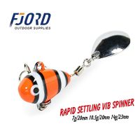 FJORD 7g/10.5g/14g Spinning Tail-spinner Swimbait Fishing Lures Spinnerbait Vib Metal Artificial Bait Carp Fishing Accessories Accessories