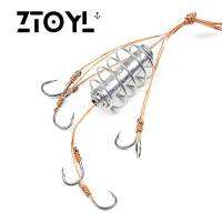ZTOYL เบ็ดตกปลาพร้อมจี้ตะกั่วแบบยาว, ตะขอแขวนสไตล์ยุโรป