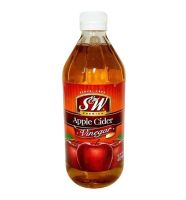 S&amp;W Apple Cider Vinegar (USA Imported) เอสแอนด์ดับบลิวน้ำส้มสายชูหมักแอปเปิ้ล (นำเข้าจากอเมริกา) 473ml.