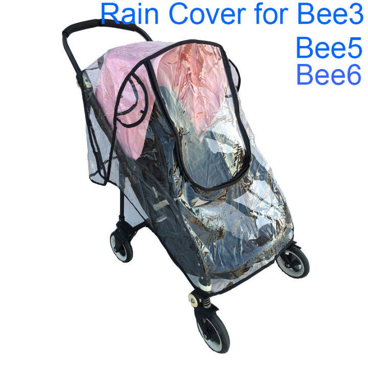 อุปกรณ์เสริมรถเข็นเด็กทารกฝนปกสากลกันน้ำกันฝนกันสาดสำหรับ-bugaboo-bee6-bee5รถเข็นเด็กป้องกันหิมะปก