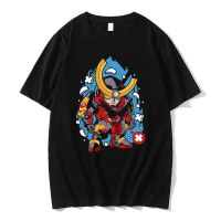 Japanese Anime Tengen Toppa Gurren Lagann Graphic Tshirt Men Cartoon Vintage T Shirt Mens Fashion Casual Loose T-shirts