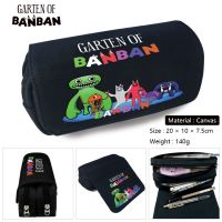 Banban Garden Game Peripheral Student Pencil Case Large Capacity Canvas Double-layer Zipper Stationery Box Pencil Wallet