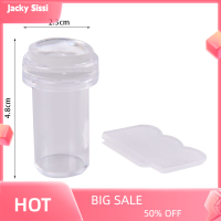 Jacky Easy-French NAIL stamper monocle Jelly พิมพ์ซิลิโคน Transfer ขูดพิมพ์