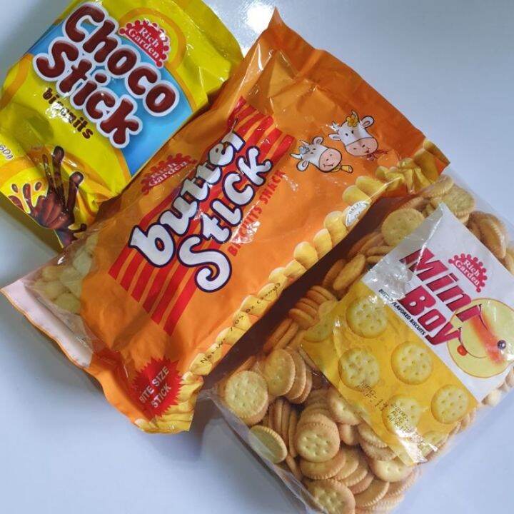 COretta PACK OF 3 Choco Stick Butter Stick Mini Boy Biscuits 220g