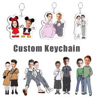 【CW】❖☂☞  Custom Keychain Photo Chain Girlfrined Pendant Accessories