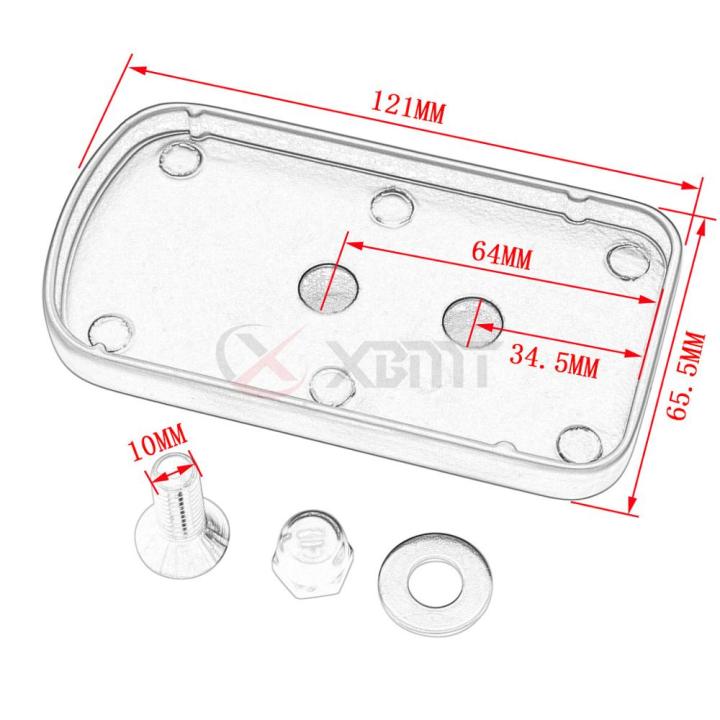 ฝาครอบแป้นถีบจักรยานมอเตอร์-rem-สำหรับรถยนต์-kawasaki-vulcan-900-1500-1600-1700-2000ถนน-klasik-suzuki-c50-penyusup-1500lc