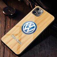 Volkswagen เคสสำหรับไอโฟนโทรศัพท์กันกระแทก14 /Pro/plus/pro Max/ 13/12/11-กระจกป้องกัน