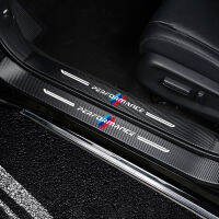 Bmw e90 e46 e39 e87 f10 e92 g20 f30 f31 e60 f01 f48 x3 f25 Accessories Carbon Fiber Threshold Strip Car Stickers Interior 4ps