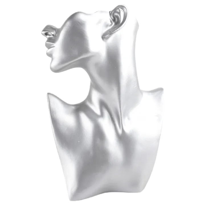 Necklace Display Stand Mannequin Head Bust Stand Model Shop Jewelry Display Rack Show Earring