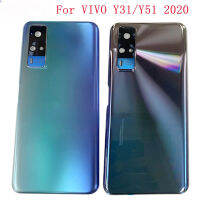 Y31ปลอกหุ้มช่องหลังเคสดั้งเดิม Y51เคสสำหรับ VIVO ฝาหลัง2020พร้อมโลโก้อะไหล่สำหรับซ่อม