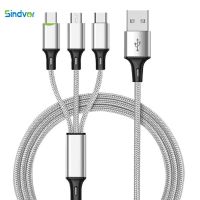 325วังฮีขายดี - /  3 In 1 Type C Micro USB Multi Charger Cable สำหรับ iPhone Huawei Samsung โทรศัพท์มือถือสายไฟอุปกรณ์เสริม USB สายชาร์จข้อมูล