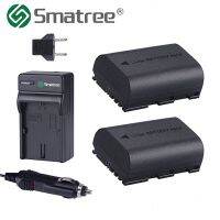 Smatree Replacement Battery (2-Pack) and Battery Charger for Canon LP-E6, LP-E6N