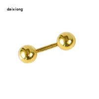 DAI1Pair Mens Punk Stainless Steel Ball Barbell 3mm 4mm 5mm Ear Studs Earrings