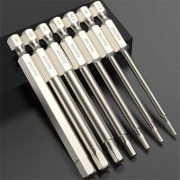 ✖❒✵ 8Pcs H1.5-H8 S2 Alloy Steel Magnetic Hex Head Screwdriver Bits 50/75/100/150mm Screw Driver Bit Set Power Driver Tool