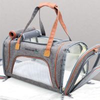 卐✺☑ Dog Bag Breathable Dog Carrier Large Capacity Cat Carrying Bag Portable Foldable Travel Pet Carrier 5 Color
