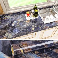 Marble Paper Granite Vinyl Wallpaper Roll Kitchen Countertop Cabinet Furniture Renovated Thick Wall Sticker Easy To Remove