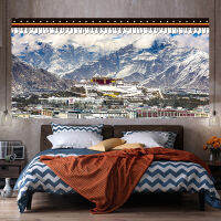 Potala Palace Carpet Wall Fabric Tapestry Tapiz Colgante De Pared Snow Mountain Home Decoration Blanket