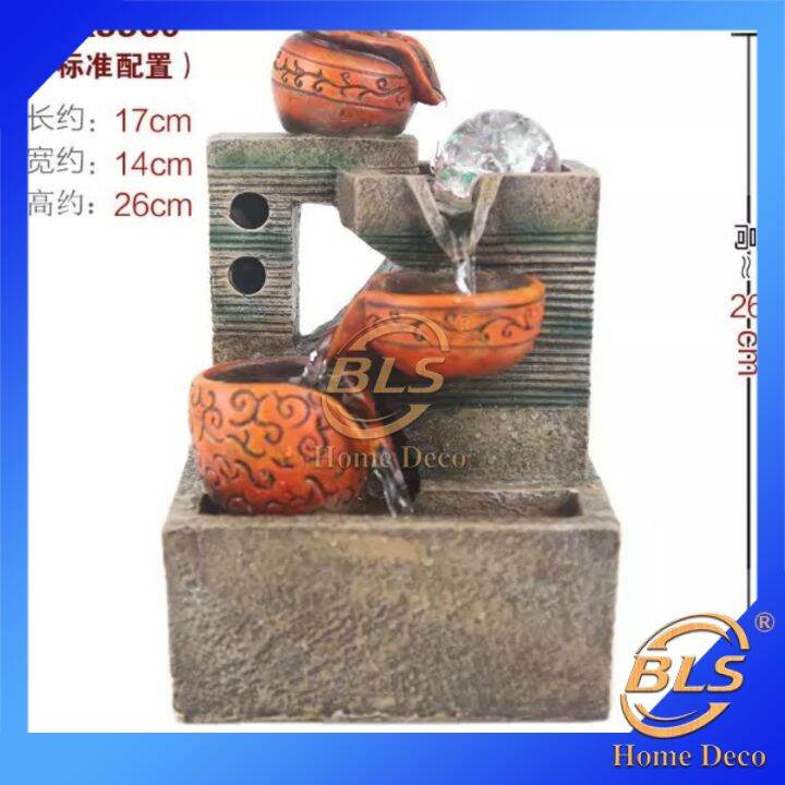 FENG SHUI WATER FOUNTAIN LX3360 TABLE TOP WATER FEATURES DECORATION