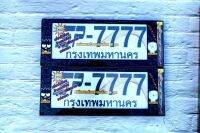 กรอบป้ายทะเบียนกันน้ำsp7777ลายbadbadtzแบบสั้นสั้น​