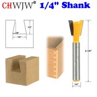 1pc 10 องศา 1/2－Dovetail Joint Router Bit－1/4－Shank Woodworking cutter Tenon Cutter for Woodworking Tools