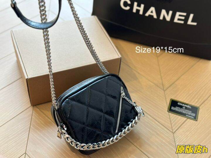 [IN STOCK] Simple Casual Camera Chain Crossbody Bag Lazada PH