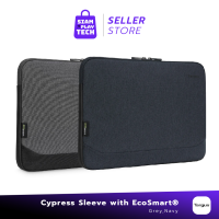 Targus Cypress EcoSmart 13-14" Sleeve (Navy/Grey) กระเป๋าอเนกประสงค์จากขวดน้ำรีไซเคิล (กระเป๋าโน้ตบุ๊คขนาด 13-14 นิ้ว)