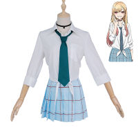 Anime My Dress Up Darling Marin Kitagawa Cosplay Costume School Uniform Skirt Outfits Halloween Carnival Suit