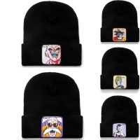 [Hana Clothing Store] อะนิเมะการ์ตูนหมวก Beanies ผ้าฝ้ายที่มีคุณภาพสูงสำหรับผู้ชายผู้หญิงที่อบอุ่นถักหมวกฤดูหนาวแฟชั่นของแข็ง U Nisex หมวก