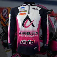 เสื้อแขนยาว MotoGP Angeluss MTA Racing เสื้อโมโตจีพี ทีม แองเจลัส เอ็มทีเอ เรสซิ่ง #MG0125 รุ่น ไอแวน ออร์โตล่า#48 Moto3 ไซส์ S-5XL