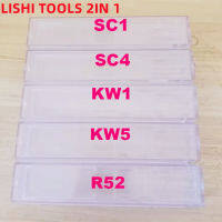 Original Lishi 2 In 1 2IN 1 HU64 LW4 LW5 SC1 MS2 KW1 KW5 AM5 M1 R52ถอดรหัสสำหรับช่างทำกุญแจซ่อมเครื่องมือ Lot