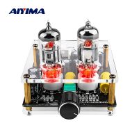 AIYIMA 6A แอมพลิฟายเออร์พรีแอมป์หลอดแอมป์สำหรับบัฟเฟอร์น้ำดีบ้านที่เครื่องขยายเสียงไฮไฟล่วงหน้า2หลอดสุญญากาศสำหรับเครื่องขยายเสียงลำโพงที่ใช้งานอยู่