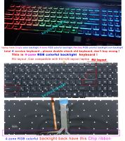 N แป้นพิมพ์ RGB Backlit ที่มีสีสันสำหรับ MSI GS60 GS70 GS72 GT72S GT72VR GT72 2QD GT72 6QD 6RD 6RE 7RE GE62VR GE72 GE72VR