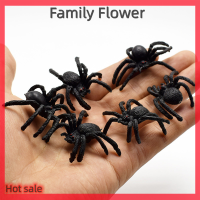 Family Flower Flash Sale 5pcsflexible พลาสติกจำลองแมงมุมตลกตลกตลกของเล่นฮาโลวีน