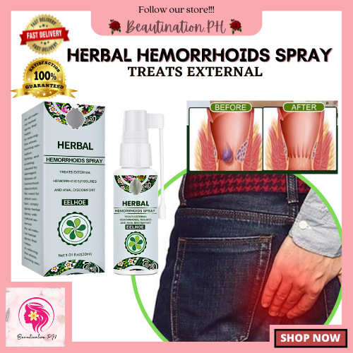 Natural Herbal Hemorrhoids Spray 100 Natural Formula Hemorrhoid