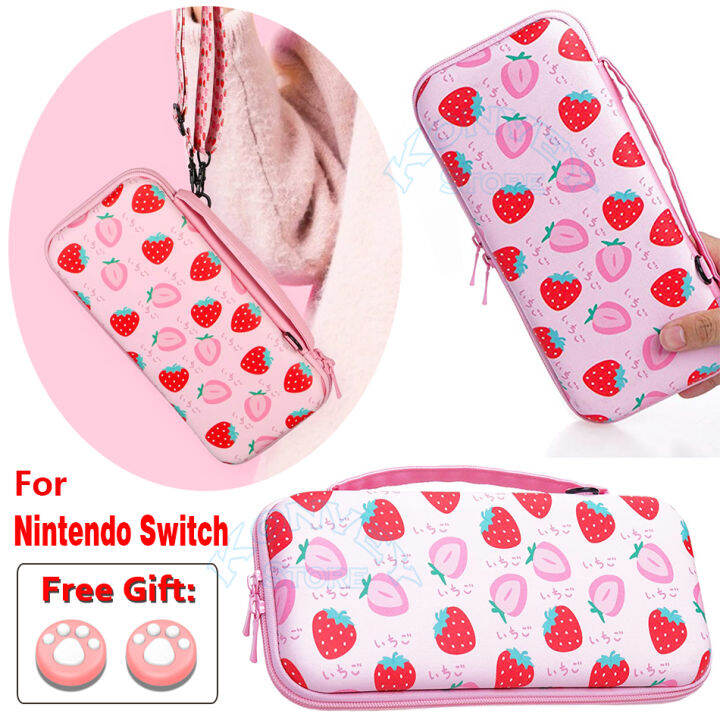 for-nintend-switch-pink-kawaii-case-cover-ns-cute-storage-eva-travel-carrying-bag-amp-pc-hard-shell-for-nintendo-switch-game-console