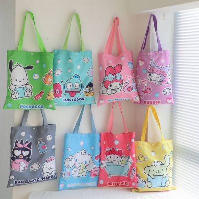 กระเป๋า Sanrio Character ECO-Bag กระเป๋าช้อปปิ้ง แบบมีกระเป๋าแยกพับเก็บได้ กระเป๋าถือกระเป๋าช้อปปิ้งแบบพับได้ ขนาด 39×39 cm. ( 1 ใบ )