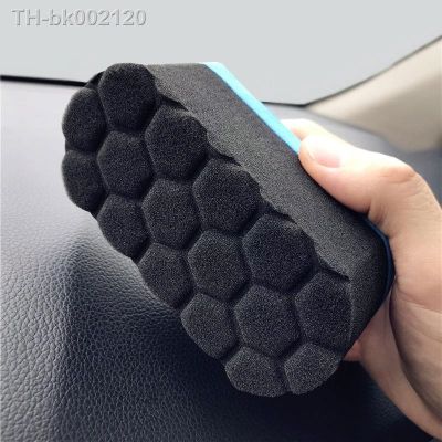 ☽ Car Wash Sponge Detailing Car Cleaning Sponge Auto Care Maintenance Wax Foam Polishing Pad Car Detailing Accessories