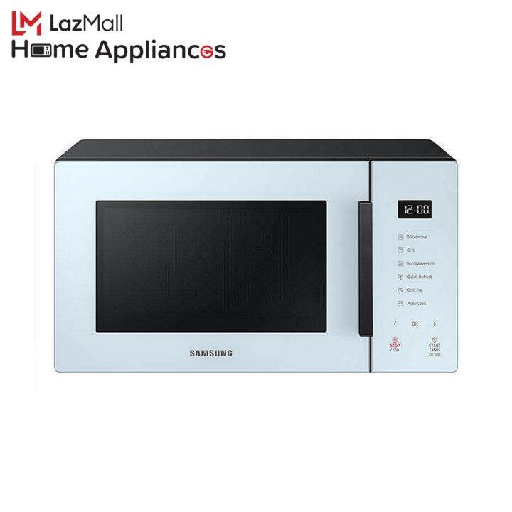 samsung-bespoke-ไมโครเวฟ-เตาไมโครเวฟ-mw5000t-รุ่น-mg23t5018cy-st-พร้อม-grill-fry-crusty-plate-23-ลิตร