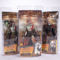 Classic Game NECA God of War 2 II Kratos In Ares Armor W Blades 7" PVC Action Figure Toy Hot Retail