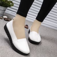 Ready Stock (4 Colors) Kasut Jururawat Putih Nurse Shoes Slip Buckle Flat Shoes Nurse White Shoes