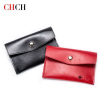 CHCH dompet kartu klasik wanita dompet nol Retro Solid tas kartu klasik mode baru untuk wanita