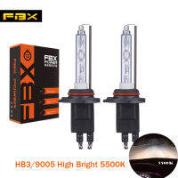 Fbx HB3/9005 5500 พันHIDซีนอนอบอุ่นแสงสีขาวสีเหลืองไฟหน้าแสงสูงสดใสมากHIDหลอดไฟ (2 ชิ้นบรรจุ)