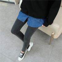 【CW】 Korean Jean Fake Skirt Tail for Shirt Blouse False Underskirt Elastic Waist Detachable Apron Accessories