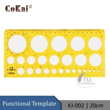 Drawing Template Ruler Circle Drafting Template Contains Lots of Circles  Various Drafting Templates Architects in 2023