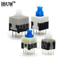 10PCS/LOT 5.8*5.8 7*7 8*8 8.5*8.5mm Self Locking Push Tactile Power Micro Switch Kit 6 Pin Button Switches WATTY Electronics