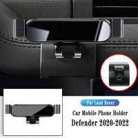 ผู้ถือศัพท์ ACar สำหรับ Land Rover Defender 2020-2022 Gravity Navigation cket ขาตั้ง GPS Air Outlet คลิปหมุนได้ SupportM