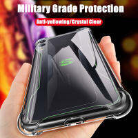 【 Anti-Yellowing】For Xiaomi Black Shark 2 2pro Military Grade Drop Protective Jelly Case Crystal Clear Flexible Clear Liquid Silicone Back Cover Skin ซื้อทันทีเพิ่มลงในรถเข็น