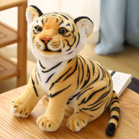 Tiger Plush Toy Sleep Hug Doll Simulation White Tiger Doll Ragdoll Small Siberian Tiger Pillow Birthday Gift